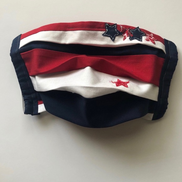 PATRIOTIC FACEMASK 100% COTTON - Picture 2 of 5